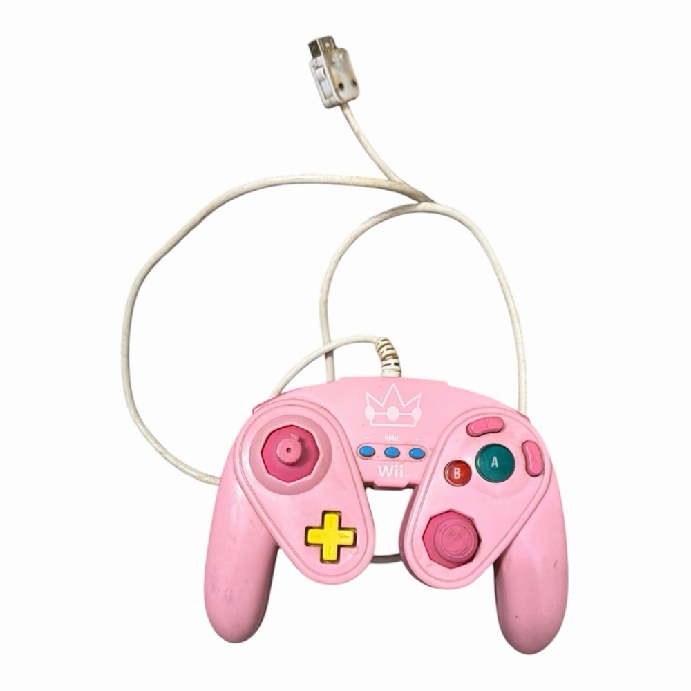 Nintendo Wii/Wii U Princess Peach Controller Fight Pad Super Smash Bros 085-006